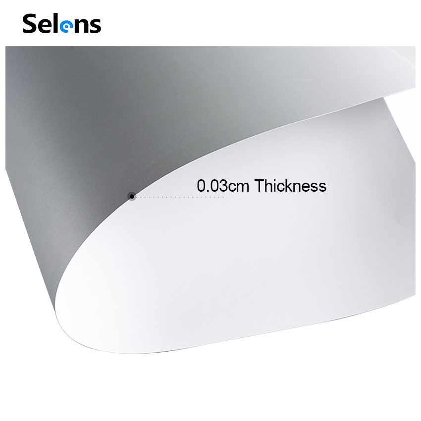 Tấm phông nền chụp ảnh SELENS màu sắc gradient kích thước 50x82cm tiện lợi