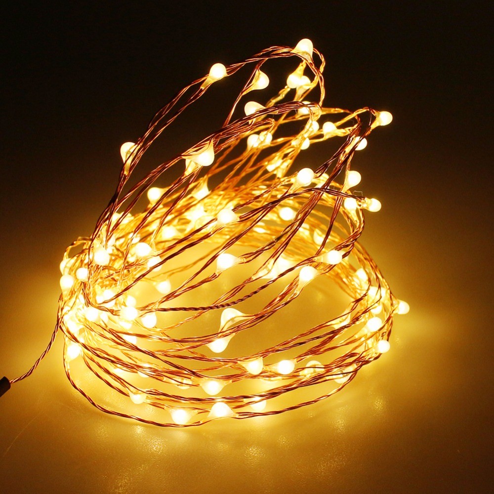 Dây đèn Fairy Light đom đóm 10m chạy pin | BigBuy360 - bigbuy360.vn