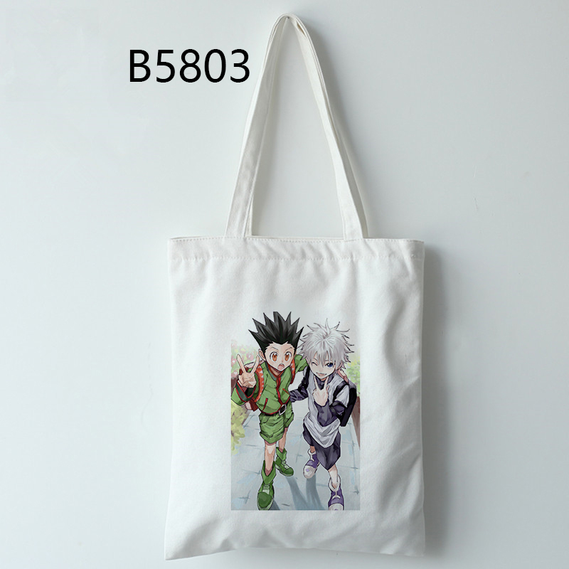Hunter X Hunter Anime Túi Vải Hoạt Hình Thời Trang Mua Sắm Túi Sách Đi Học