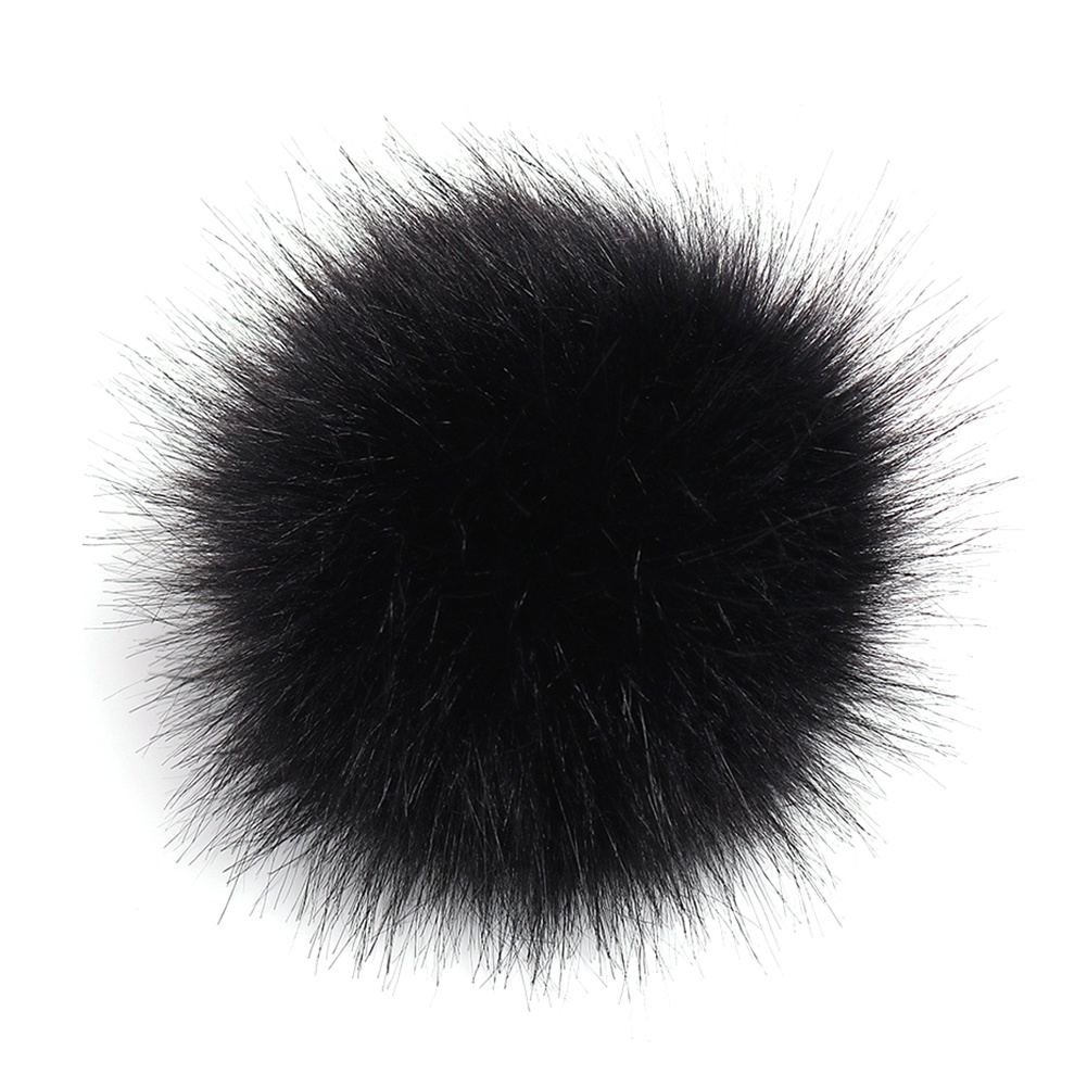 Quả Cầu Lông Xù Nhân Tạo Kích Thước 12cm Dùng Để Trang Trí Túi Xách / Giày / Nón / Túi Xách