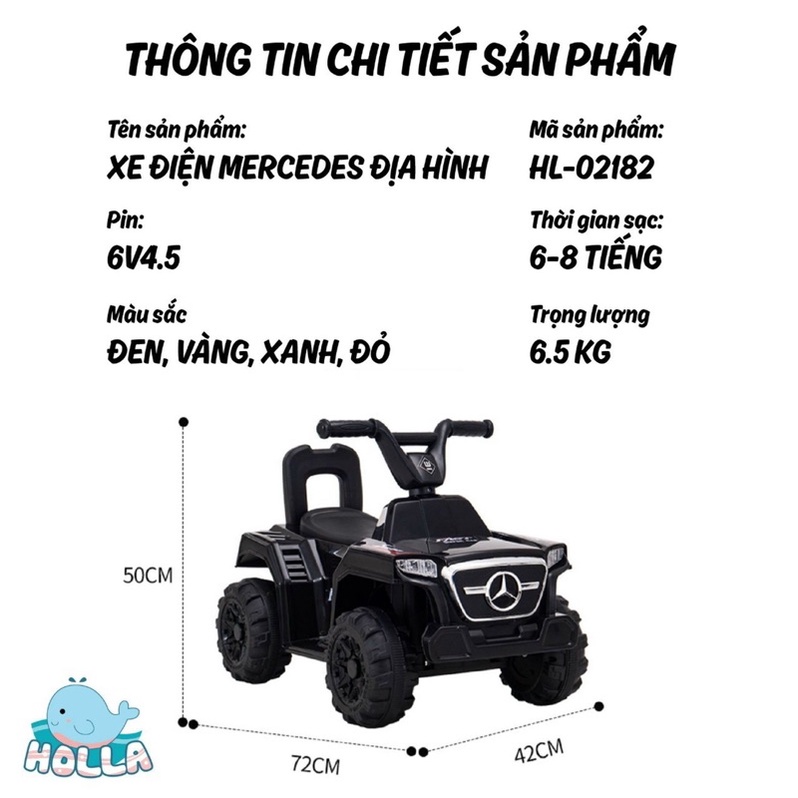 Xe điện Mercedes G63 địa hình Holla HL02182
