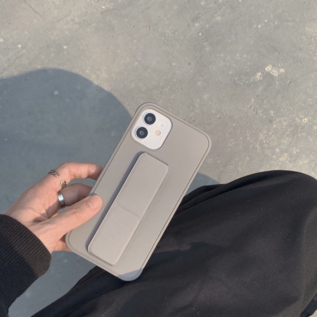 Ốp Điện Thoại TPU + PC Có Giá Đỡ Cho iPhone 1413 Pro Max 12 12 Pro Max 12 mini 11 6 7 8 Plus XS Max XR