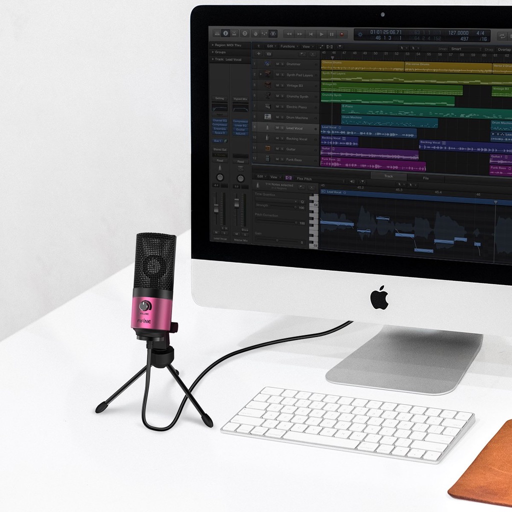 FIFINE K669B / K669 - Mic Thu Âm Cổng USB-A Cho Máy Tính - Hàng Chính Hãng / Bảo Hành 12 Tháng