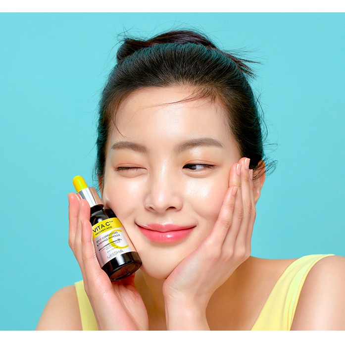 Tinh Chất Vitamin C Missha Dưỡng Trắng Da, Mờ Vết Thâm Vita C Plus Spot Correcting & Firming Ampoule 40ml