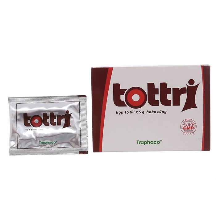 TOTTRI - Traphaco - Cải Thiện Trĩ Nhanh-  Phòng, Ngăn Ngừa Trĩ Tái Phát- Hộp 30 viên, 15 gói