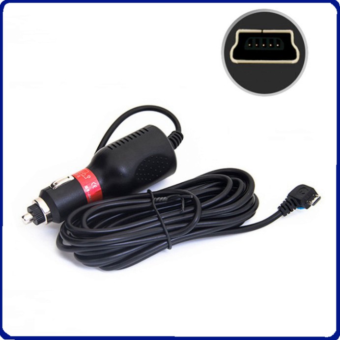 Sản phẩm Dây nguồn - Tẩu nguồn dùng cho camera hành trình cắm tẩu Mini USB ô tô PS204 ..