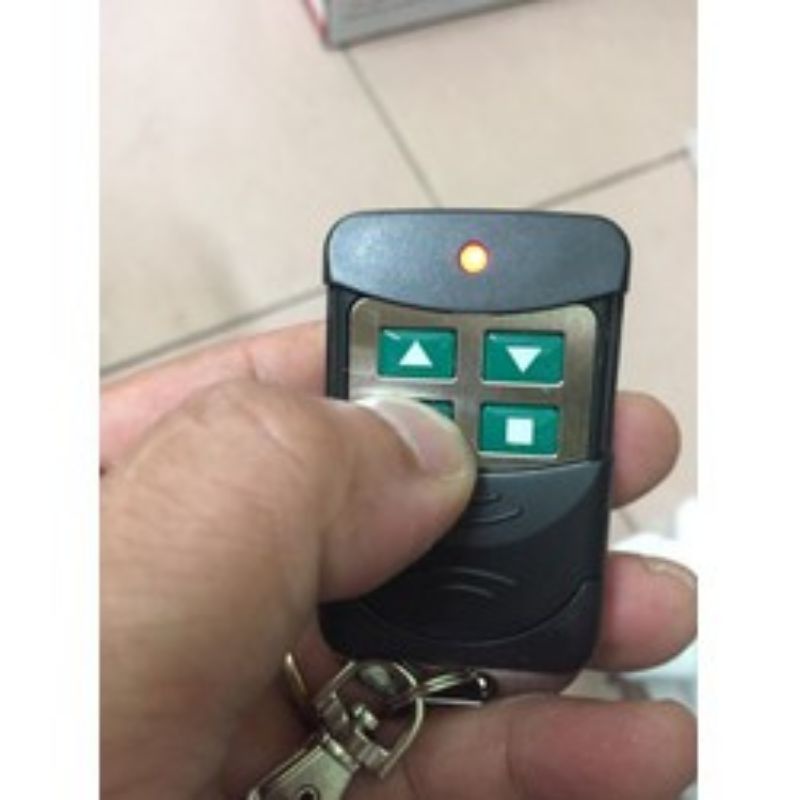 Bộ Remote điều khiển cửa cuốn cửa cổng từ xa tự động tần số 433Mhz