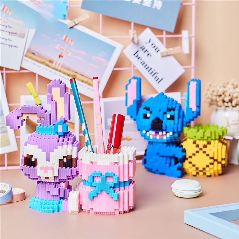 Hoạt Hình Hộp Đựng Bút Hình mario pikachu stitch Dễ Thương Cho Bé Gái