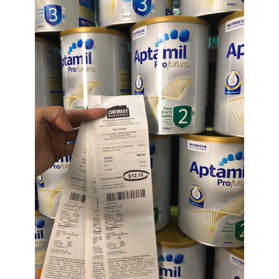 SỮA APTAMIN PRO  ÚC 900GR số 1 2 3 4