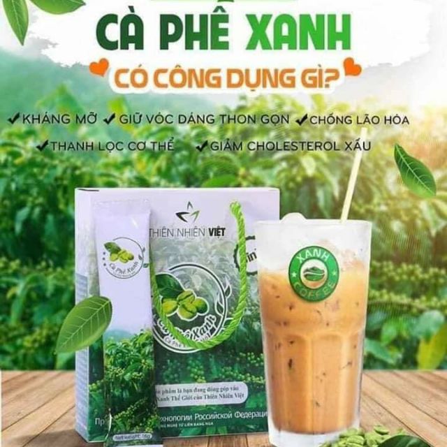 Cà Phê Xanh Cafe Xanh Kháng Mỡ