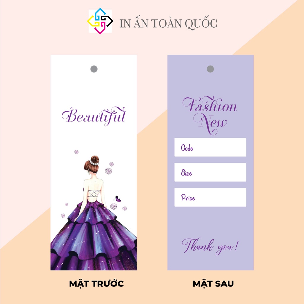 Mác quần áo, tag giấy