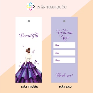 Mác quần áo, tag giấy (combo 100 chiếc)