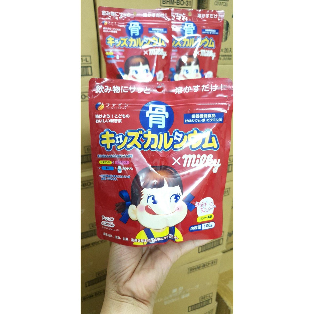 Bột Bone's Calcium for kids Nhật Bản - bổ sung canxi từ xương cá tuyết