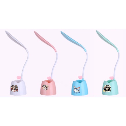 Đèn Bàn Led GOT7 MAMAMOO ITZY RED VELVET DBL37 kèm ống cắm bút (có thể đỡ điện thoại )