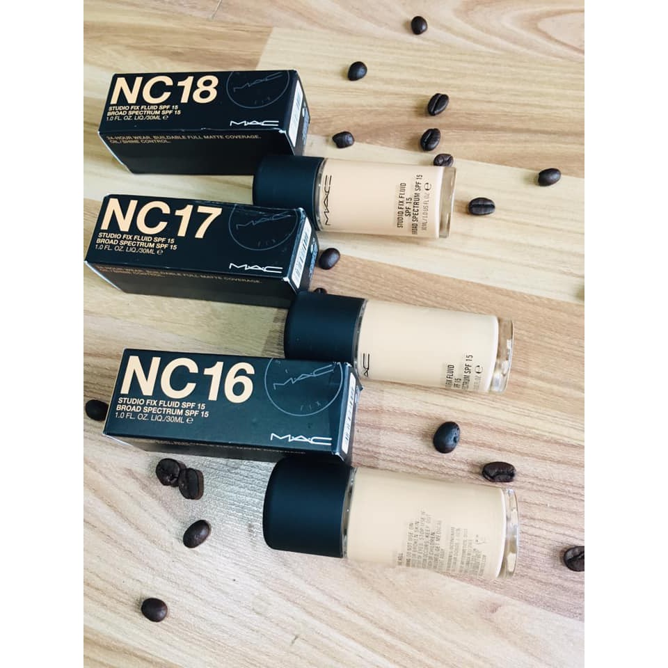 mac studio fix fluid nc 17