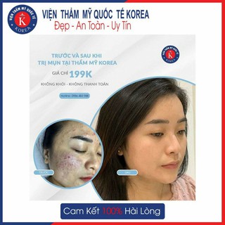 - TRỊ MỤN  tại Viện Thẩm Mỹ Quốc Tế Korea