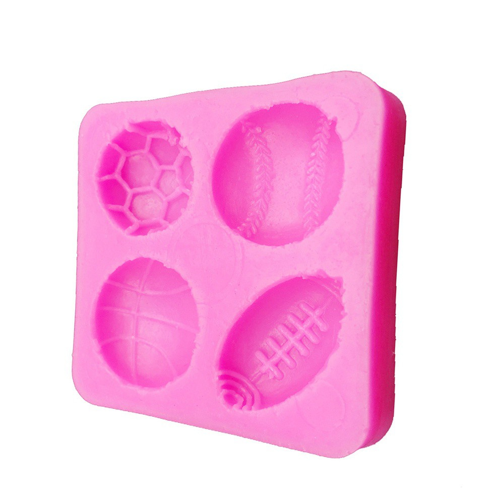 Khuôn Silicon Làm Bánh Đa Năng Tạo Hình Quả Bóng Sáng Tạo