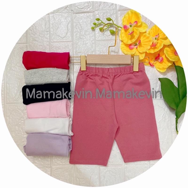 Quần Legging Cho Bé Gái Basic Dáng Lửng  Size 8-20Kg