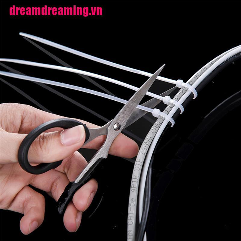 Set 100 dây rút buộc giữ dây cáp gọn gàng chất lượng cao tiện dụng