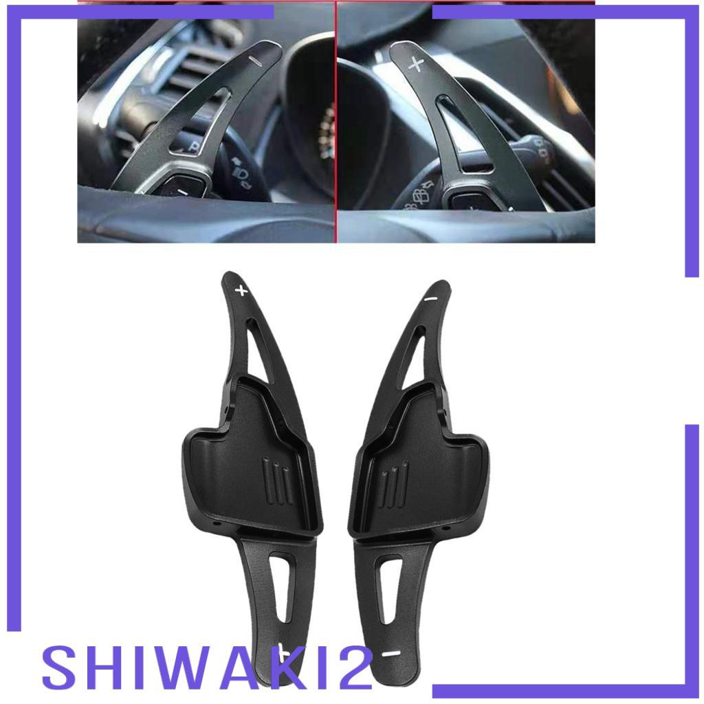 [SHIWAKI2] 1 Pair Shifter Extension fits Ford Focus 2015-2018 Kuga 2017-2019 Black