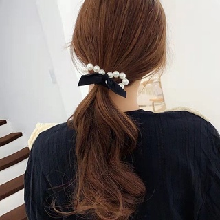 Dây Cột Tóc Cao Su Co Giãn Đính Nơ Dễ Thương