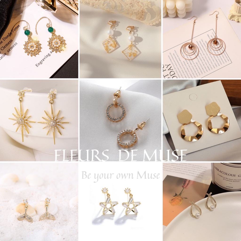 [SALE] Khuyên tai mẫu lẻ Fleurs de Muse