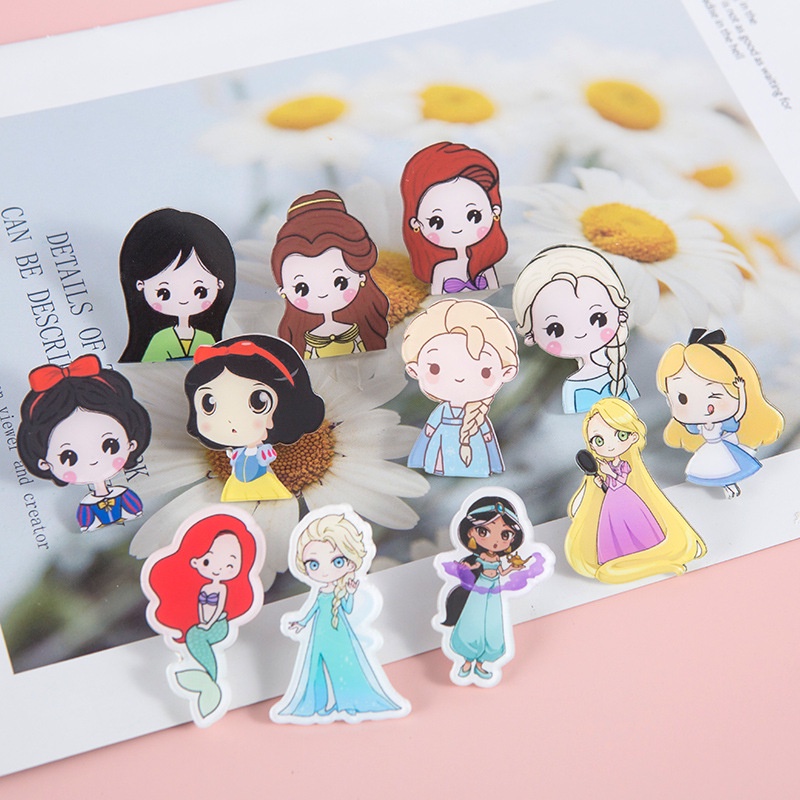 Ghim Cài Áo Hình Nhân Vật Hoạt Hình Disney Đáng Yêu