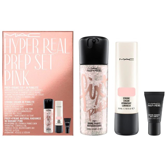 SET 3 SẢN PHẨM TRANG ĐIỂM CHO LỚP NỀN HOÀN HẢO MAC HYPER REAL PREP SET CHÍNH HÃNG - 3606