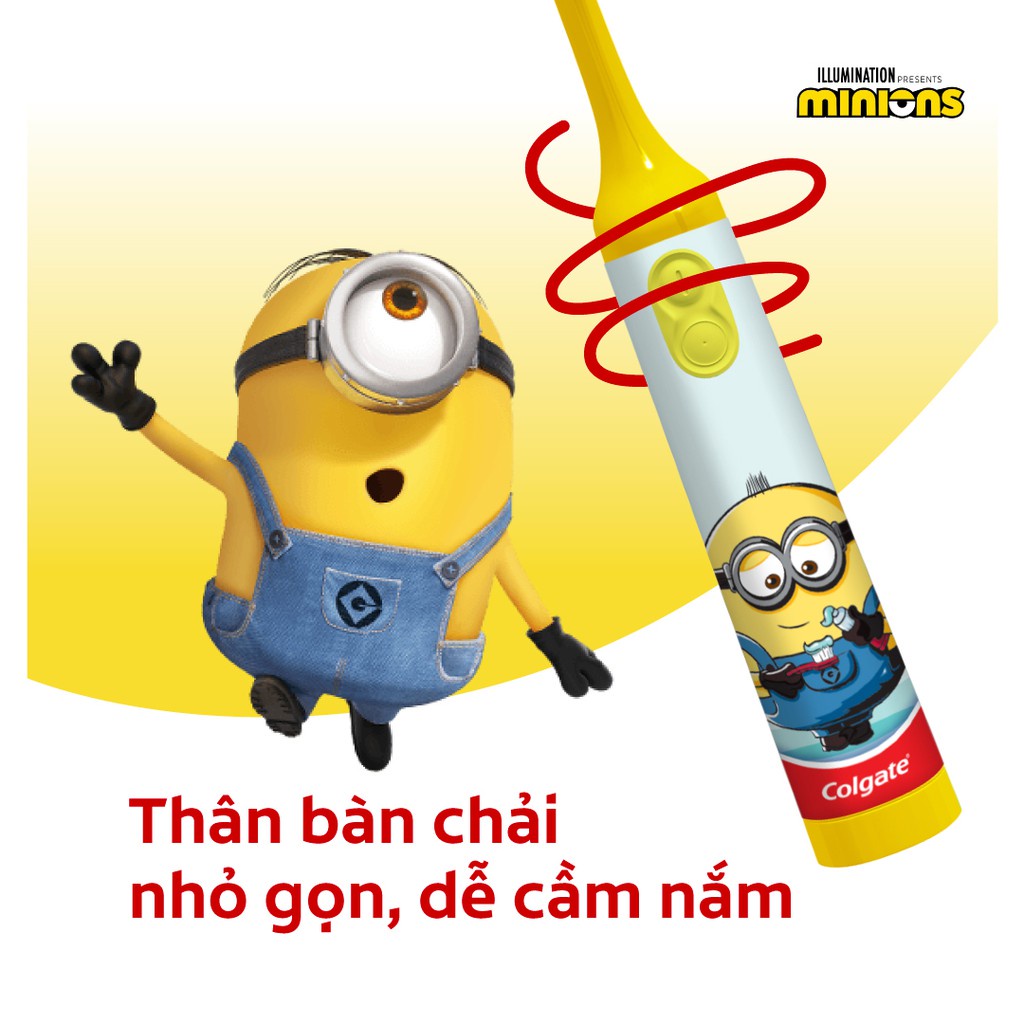 Combo 12 Bàn chải đánh răng điện Colgate Minion dành cho trẻ em