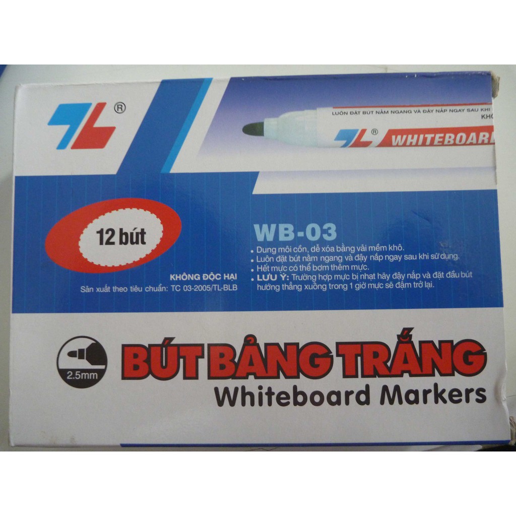 HỘP 10 BÚT LÔNG BẢNG TRẮNG WB-03