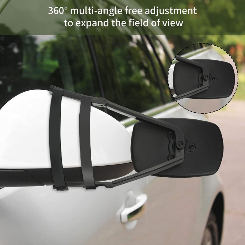 Gương Chiếu Hậu Có Cánh Mở Rộng 19x12cm Thông Dụng Cho Xe Trailer