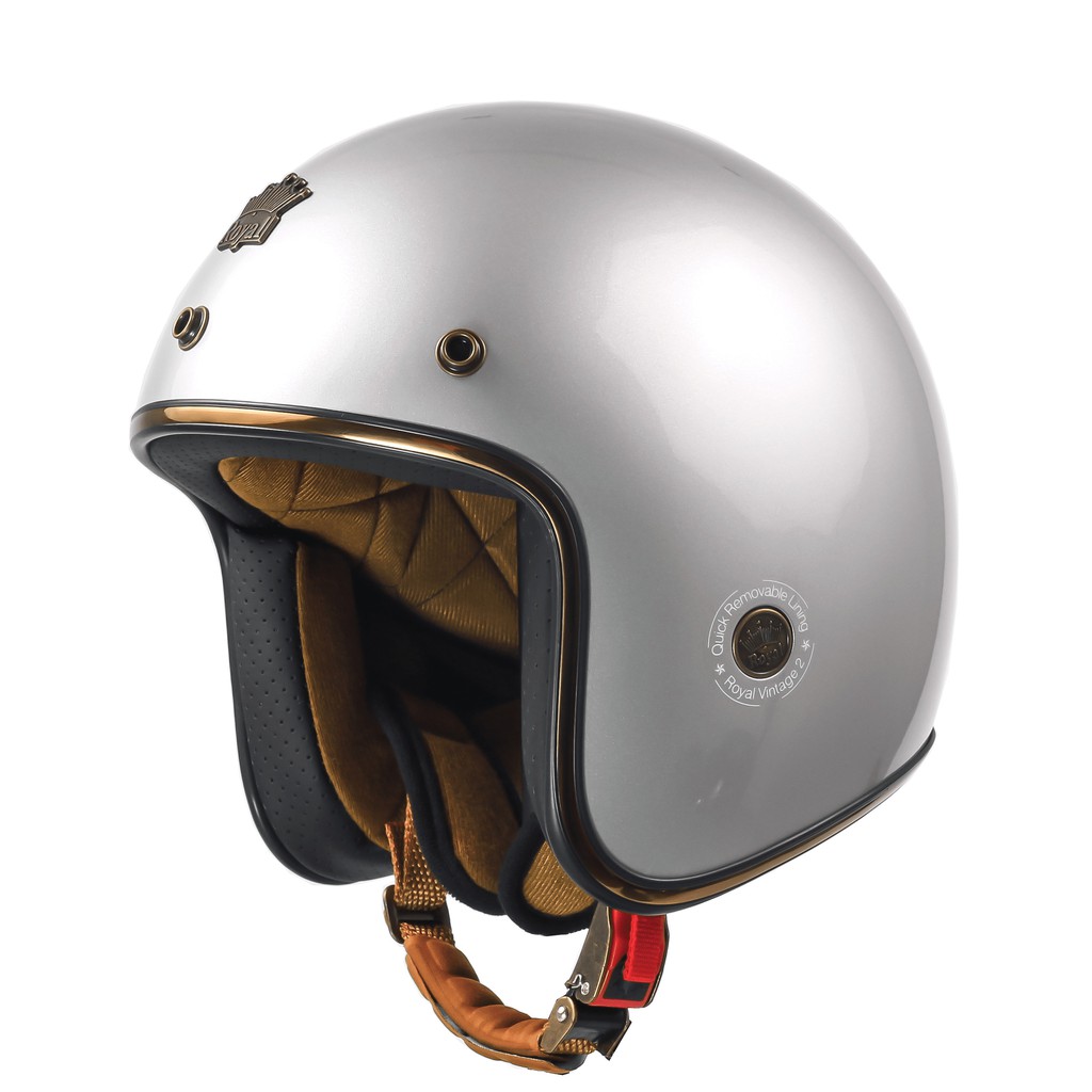 Mũ bảo hiểm Royal M20C màu xám siêu đẹp