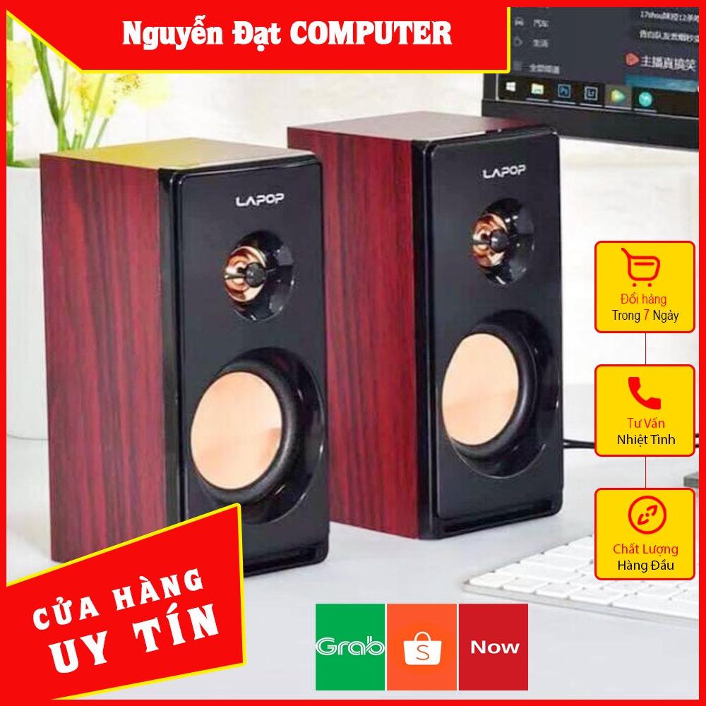 Loa vi tính Laptop A55 2.0,Âm thanh sống động,dễ dàng điều chỉnh,lắp đặt,tương thích laptop,PC,điện thoại