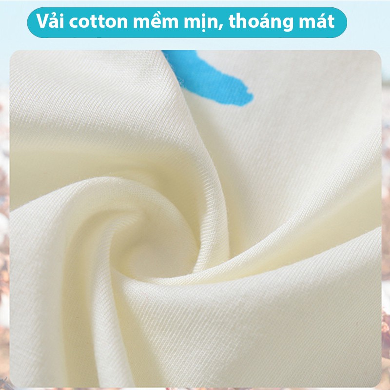 Body Đùi Cotton cúc giữa cho bé trai bé gái mặc mùa hè Hàng Quảng châu xuất Nhật SLH11