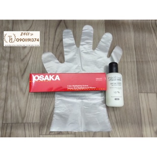 Combo nhuộm Osaka có bao tay & 100ml oxy