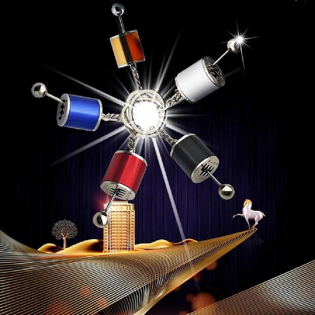 Móc Khóa Hình Cần Gạt Số Xe Hơi Bằng Kim Loại Sáng Tạo