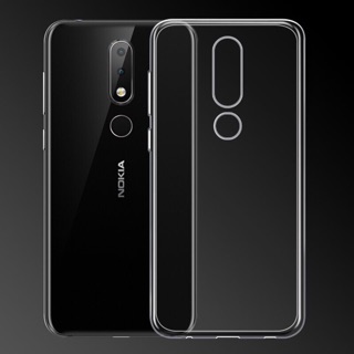 Ốp dẻo trong suốt +01 kính cường lực loại tốt cho Nokia 6.1 plus / X6