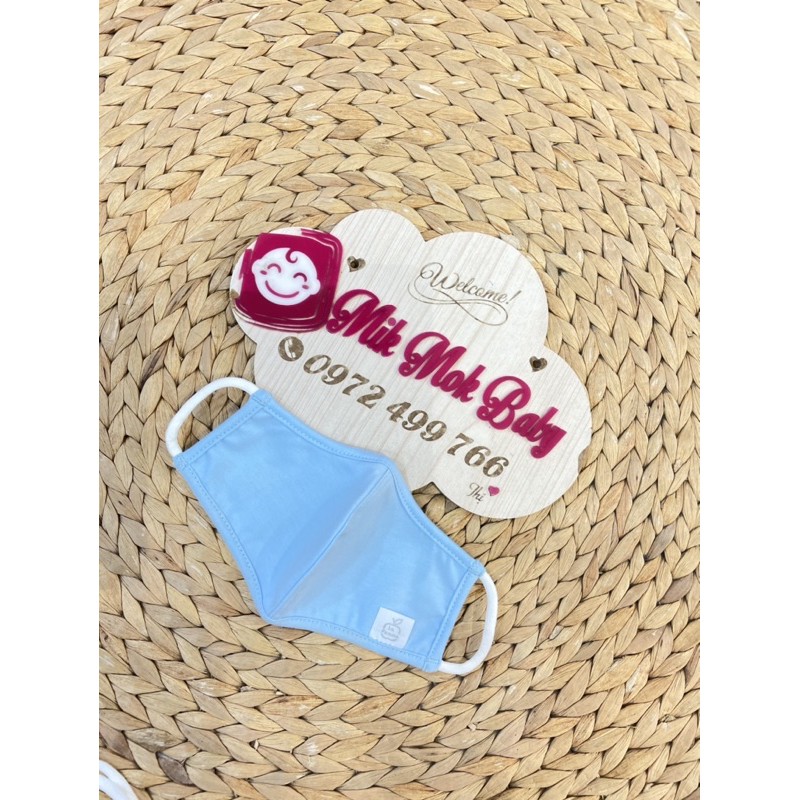 Khẩu trang vải cho em bé, Lapomme free size chính hãng cho bé từ 1-5y