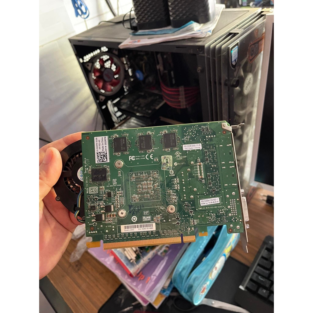 VGA NVIDIA QUADRO 2000 - Card đồ họa 1GB NVIDIA Quadro 2000.
