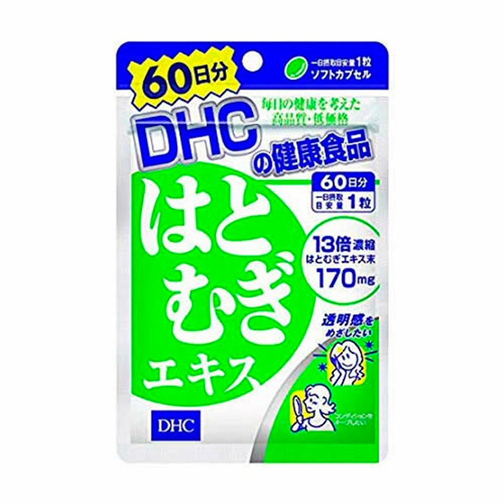 Combo Viên uống DHC Cấp Ẩm - Trắng Da 30 Ngày (Adlay &amp; HA)