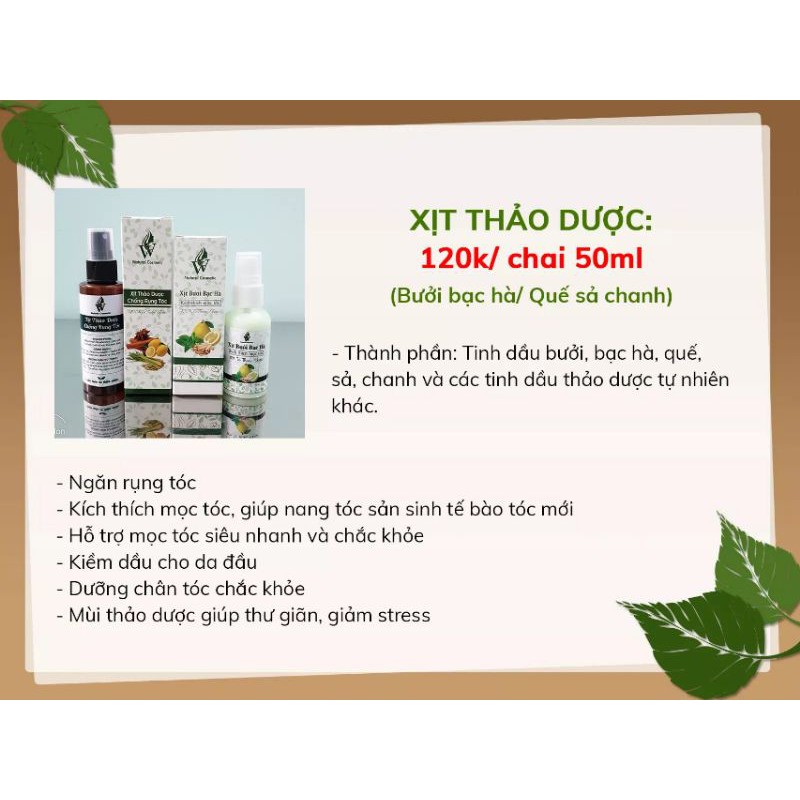 XỊT THẢO DƯỢC_ngăn rụng tóc, giúp tóc mọc nhanh | BigBuy360 - bigbuy360.vn