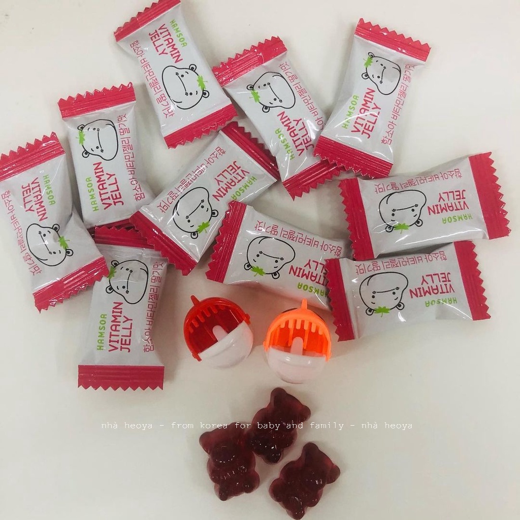 KẸO DẺO BỔ SUNG VITAMIN HAMSOA JELLY CHO BÉ MADE IN KOREA