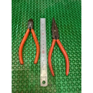 M17-combo kìm mũi nhọn thẳng+kìm cắt nhật bãi