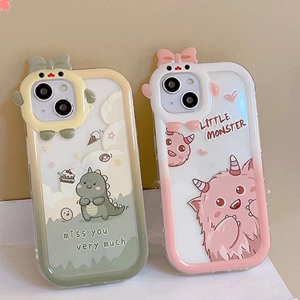 Ốp Điện Thoại Họa Tiết Quái Vật 3D Cho IPhone 11 6 6S 7 8 14 Plus 13 12 14 Pro MAX XR X XS MAX SE 2020