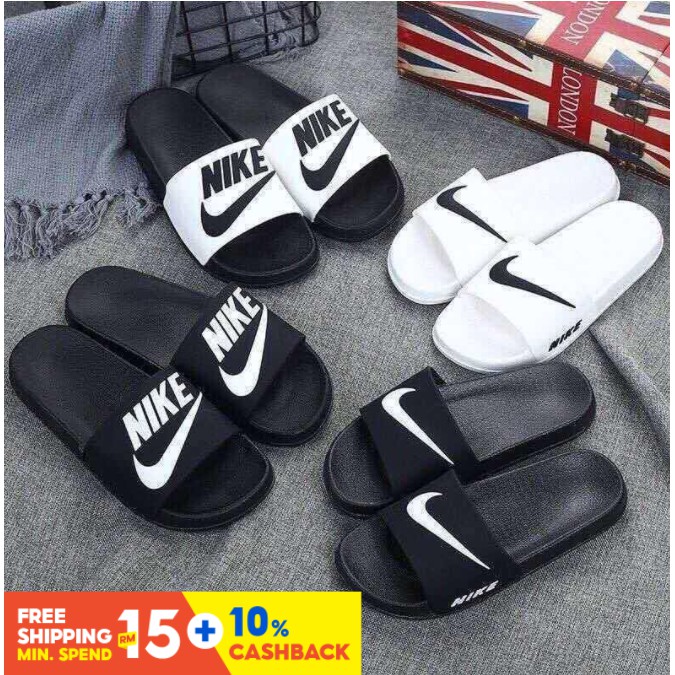 Nike Flip Flops Men's Slippers Women Slippers Benassi Jdi Slide Pool Slippers Beach Adidas Sandals Couple Sandals Selipar Wanita