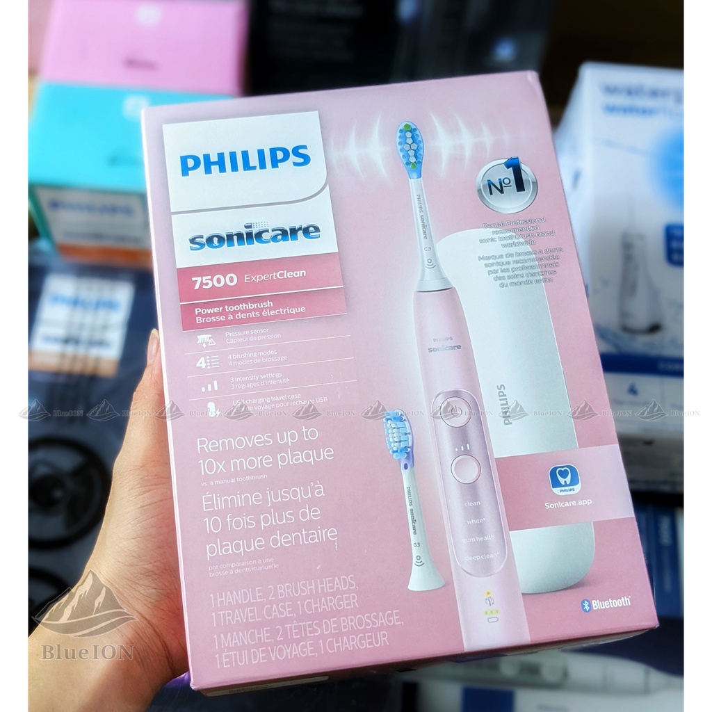 Bàn chải điện Philips Sonicare ExpertClean 7500 (hàng Mỹ)