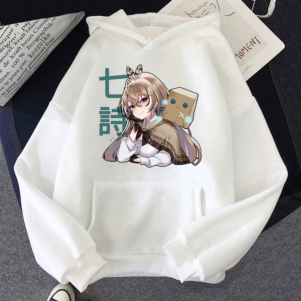 Hololive Nanashi Mumei Áo hoodie Họa Tiết Dễ Thương Phong Cách Harajuku Ấm Áp Cho Nam Và Nữ