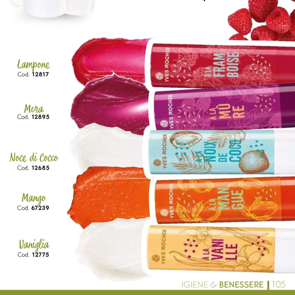 Son dưỡng môi Yves Rocher Lip Balm 4,8g (không màu/có màu)