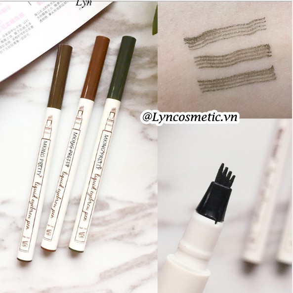 Bút dạ điêu khắc lông mày Miss Rose