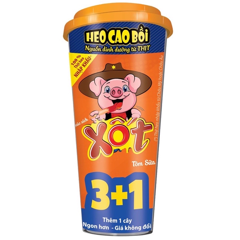 Xúc Xích Heo Cao Bồi 3+1